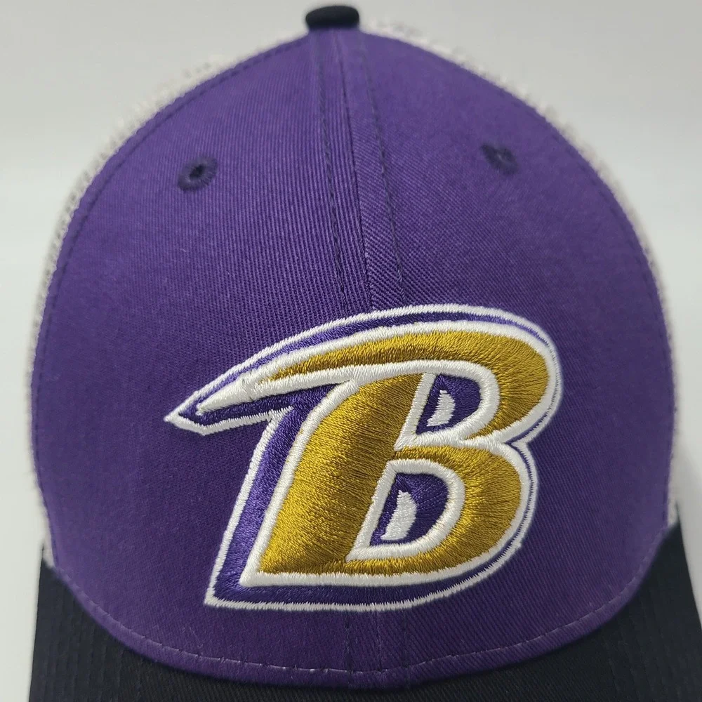 Baltimore Ravens Hat Snapback Trucker Mesh New Era 9Forty Purple Black White NFL